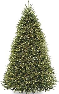 Liberty Lifestyle Christmas Tree 10 ft- Pre-Lit White and Mulit Premium LED Lights - Artificial Full Christmas Tree Includes Stand, Remote, and Free Bag