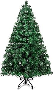 Prextex 4 Ft Premium Christmas Tree with 320 Tips for Fullness - Christmas Tree Small - Artificial Canadian Fir Full Bodied Small Christmas Tree with Metal Stand, Lightweight and Easy to Assemble