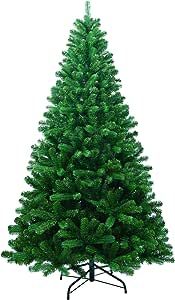 4ft Christmas Tree, Premium Hinged Spruce Artificial Holiday Christmas Pine Tree, Ideal for Home, Office, and Xmas Party Decoration, Includes Metal Foldable Stand…