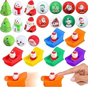 Syhood Christmas Wind up Toys Christmas Stocking Stuffers Pull Back Cars Mini Snowman, Xmas Tree, Santa Claus Figure Cars Toys for Christmas Party Favors Goodie Bag Fillers (72)