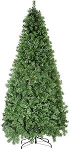 Qukadark 4.5 ft Spruce Artificial Fake Christmas Tree with Premium Metal Hinges, Suitable for Home, Office, Party Decoration, Easy to Assemble,with 334 Branches, Foldable Base