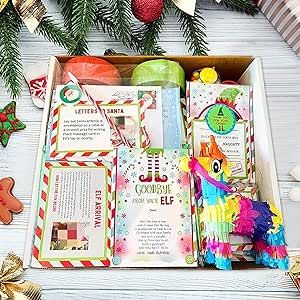 2023 NEW Elf Kit 24 Days of Christmas, Fun Elf Activities Props, Christmas Elf Kit, Elf Kits Best Christmas Countdown Gift for The Children'S or Friends And Family