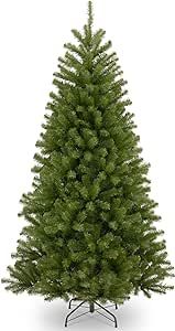 National Tree Company Artificial Full Christmas Tree, Green, North Valley Spruce, Includes Stand, 6 Feet