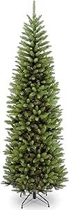 National Tree Company Artificial Slim Christmas Tree, Green, Kingswood Fir, Includes Stand, 7.5 Feet